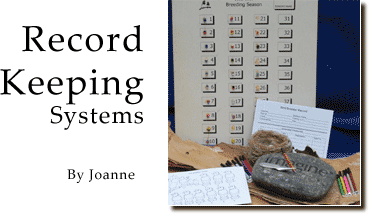 Record Keeping Systems - ladygouldianfinch.com