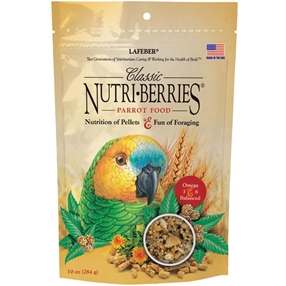 Lafeber Parrot Classic Nutriberries balanced like pellets, just not ground up - Non GMO Pellets